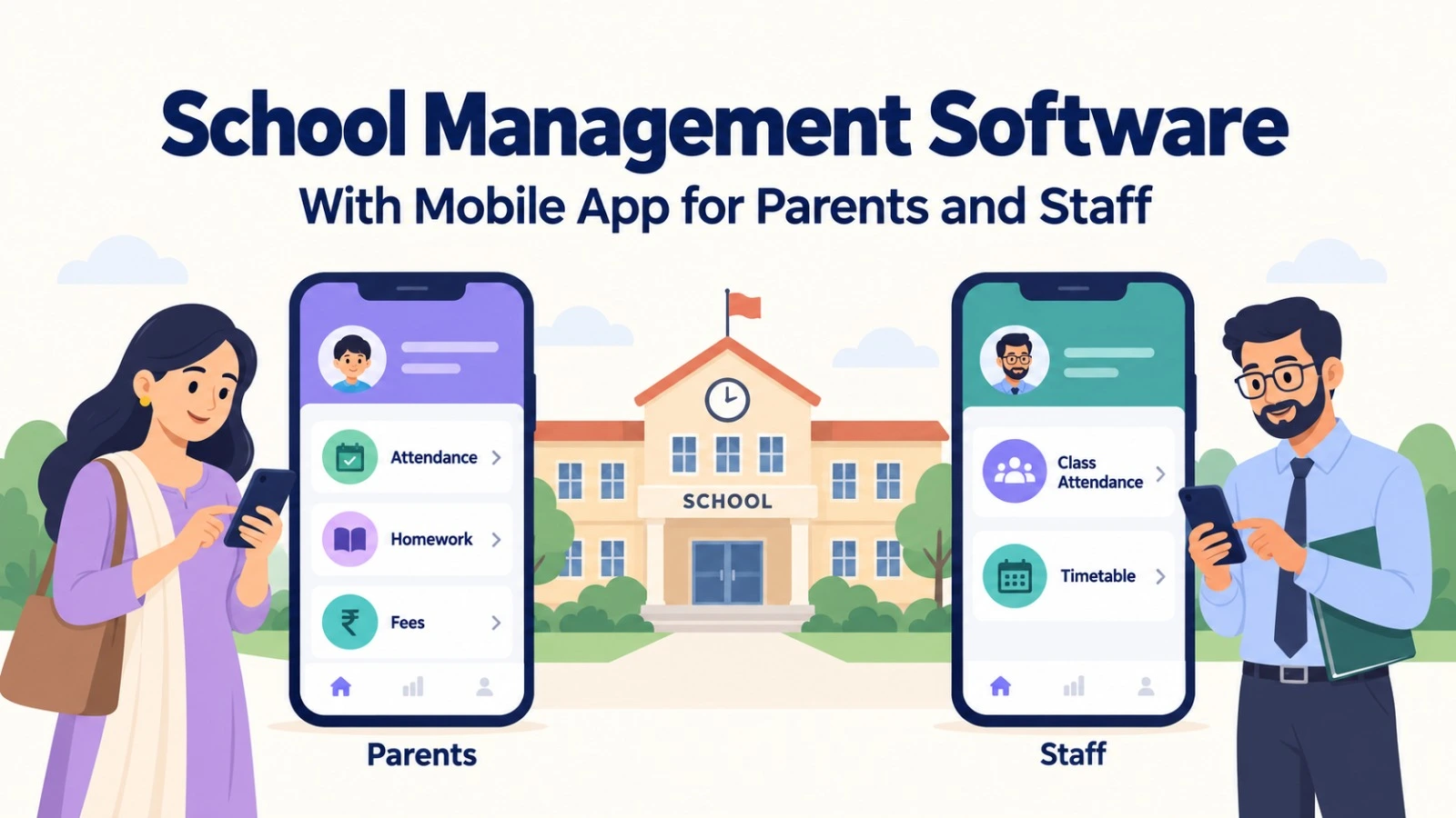 School Management Software With Mobile App