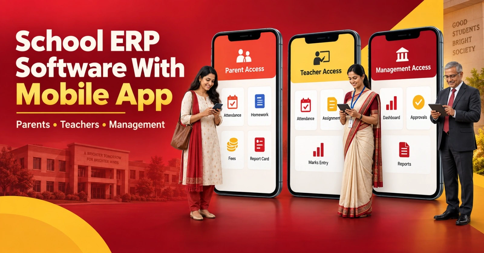 school ERP with Mobile